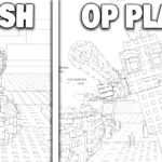 coloriage Plant vs Brainrot à imprimer pour enfant de 6 ans