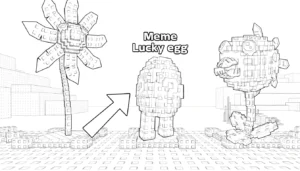 coloriage Plant vs Brainrot et apprentissage