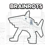 coloriage Plant vs Brainrot à imprimer