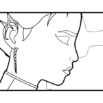 coloriage Rumi Kang gratuit à imprimer