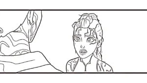 coloriage Rumi Kang à imprimer kawaii