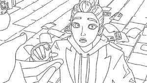 coloriage Rumi Kang gratuit en ligne