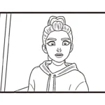 coloriage Rumi Kang a colorier en ligne gratuitement