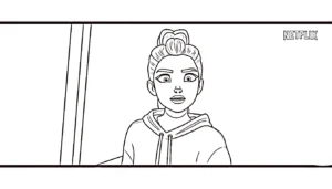 coloriage Rumi Kang a colorier en ligne gratuitement
