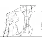 coloriage Rumi Kang a dessiner en ligne