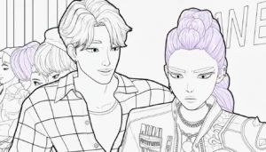 coloriage Saja Boys pour enfants