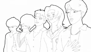 coloriage Saja Boys de pour enfants
