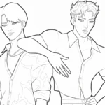 coloriage Saja Boys pour enfant