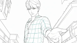 coloriage Saja Boys à imprimer pour enfant de 12 ans