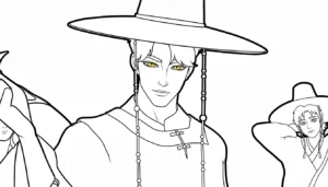 coloriage Saja Boys a colorier en ligne gratuitement