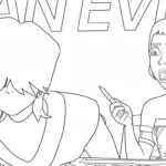 coloriage Saja Boys à imprimer kawaii