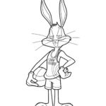 coloriage Space Jam pour enfant