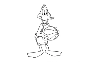 coloriage Space Jam à imprimer pour enfant de 12 ans
