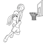 coloriage Space Jam pour enfants à télécharger