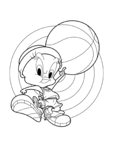 coloriage Space Jam à imprimer pdf gratuit