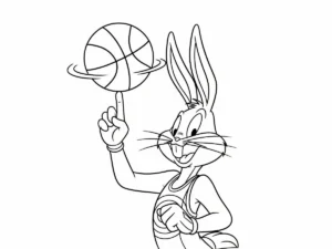 coloriage Space Jam à imprimer pdf gratuit