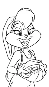 coloriage Space Jam pour enfant a imprimer gratuit