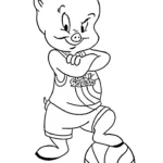 coloriage Space Jam à imprimer gratuit