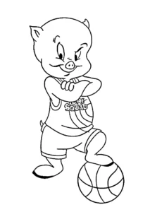 coloriage Space Jam à imprimer gratuit