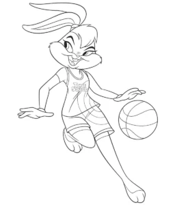 coloriage Space Jam à imprimer gratuitement pdf
