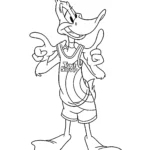 coloriage Space Jam pour enfant de 2 ans