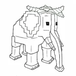 coloriage Strawberry Elephant a imprimer gratuitement