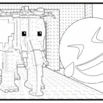 coloriage Strawberry Elephant educatif pour enfant