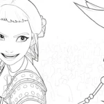 coloriage Zoey à imprimer pdf gratuit