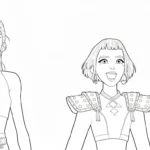coloriage Zoey à imprimer pour enfant de 2 ans