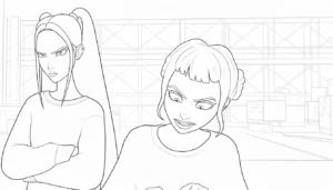 coloriage Zoey pour enfants a imprimer