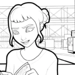 coloriage Zoey a telecharger