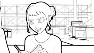 coloriage Zoey a telecharger