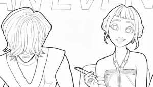 coloriage Zoey a imprimer gratuitement