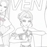 coloriage Zoey pour enfant à imprimer