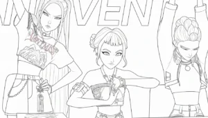 coloriage Zoey pour enfant à imprimer