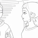 coloriage Zoey pour enfants a imprimer