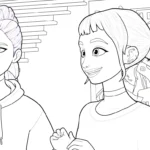 imprimer coloriage Zoey