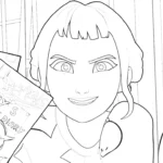 a imprimer coloriage Zoey gratuit
