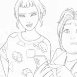 coloriage Zoey pour enfant a imprimer gratuit