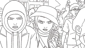 coloriage Zoey a imprimer pour enfant de 4 ans