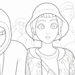coloriage Zoey à imprimer pdf gratuit
