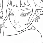 coloriage Zoey en ligne pour enfant