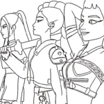 coloriage Zoey a colorier en ligne gratuitement