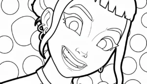 coloriage Zoey et apprentissage