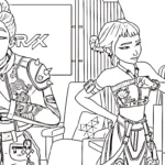 coloriage Zoey à imprimer pdf gratuit