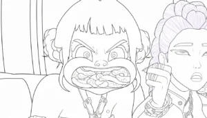 coloriage Zoey à imprimer gratuit