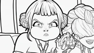 coloriage Zoey à imprimer