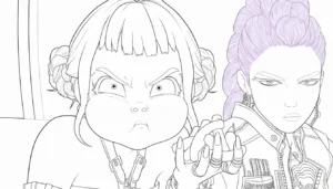 coloriage Zoey gratuit pour enfants