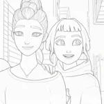 coloriage Zoey pour enfant à imprimer