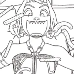 coloriage Zoey à imprimer gratuitement pdf